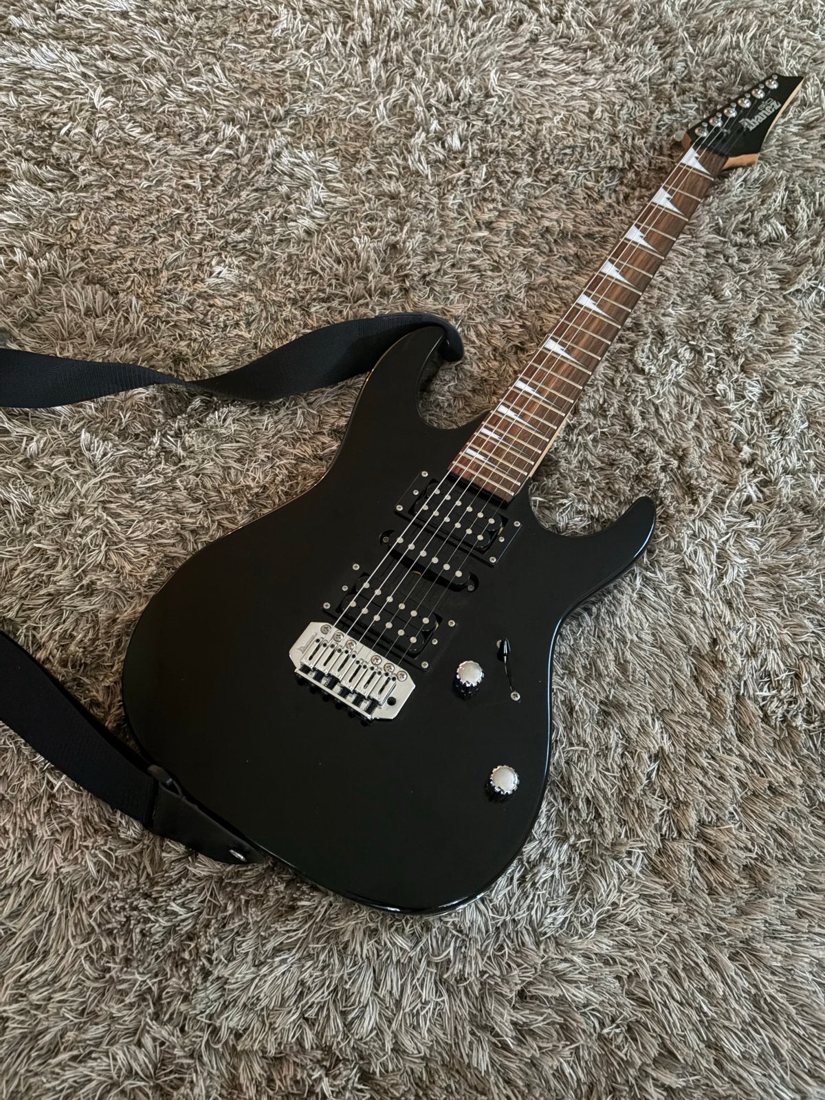 Ibanez elektrische gitaar met hoes, Ophalen, Gebruikt
