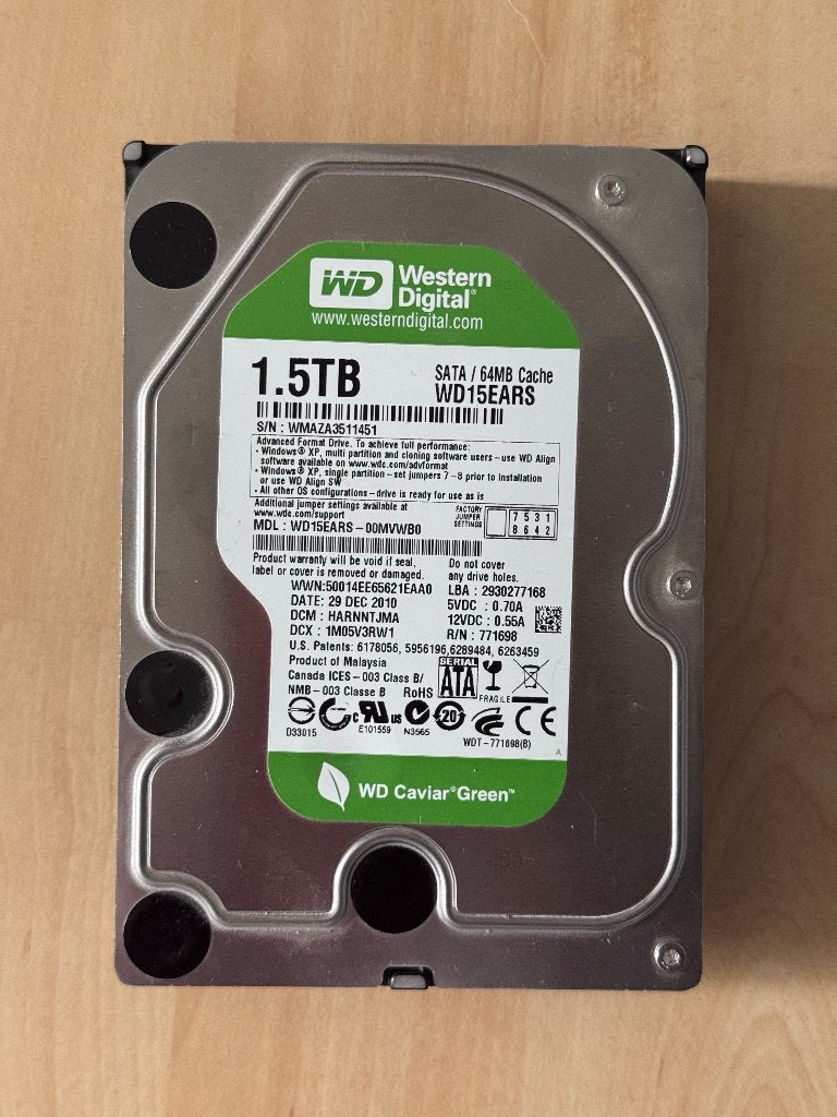 2 oude harde schijven te koop (SATA), Computers en Software, Harde schijven, Intern, Gebruikt, Western Digital (WD), Desktop