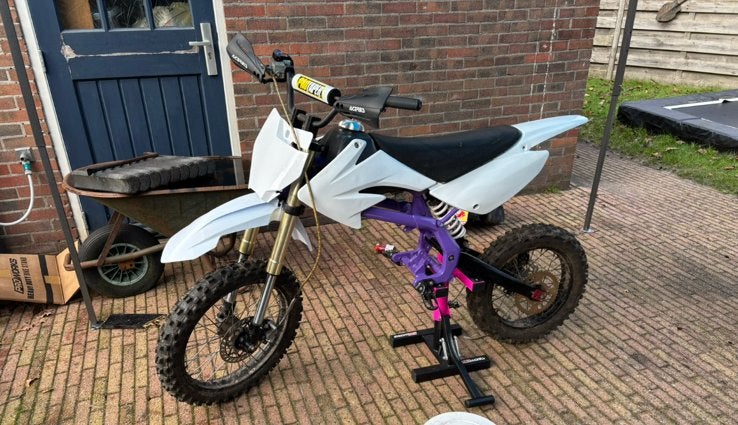 Pitbike frame voor puchblok, Ophalen of Verzenden, Zo goed als nieuw, Blok