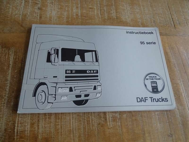 DAF 95 Serie Truck - Handleiding - Instructieboek Nederlands, Verzenden