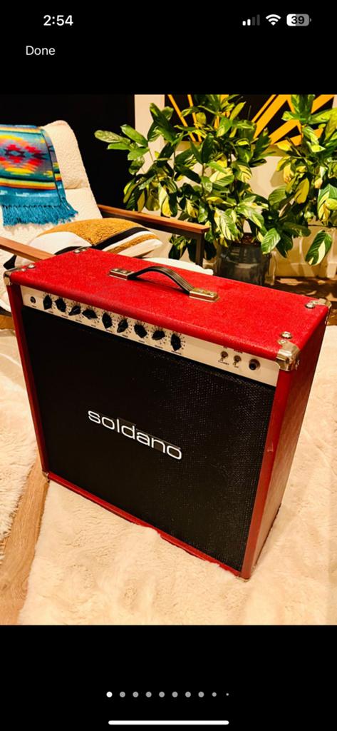 Soldano Reverb O Sonic 4x10 50w Combo Amplifier Mike Soldano, Ophalen of Verzenden, Zo goed als nieuw, 50 tot 100 watt