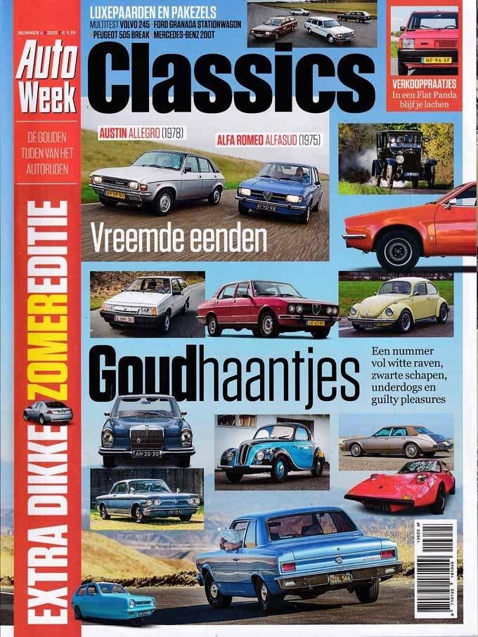 Autoweek Cl 6 2025 : Volvo 245 Estate - Mercedes Benz 200 T, Boeken, Auto's | Folders en Tijdschriften, Gelezen, Algemeen, Ophalen of Verzenden
