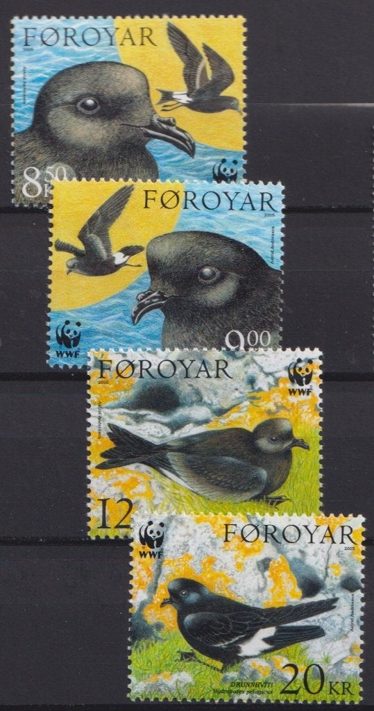 Faeröer 2005 WNF Natuur Vogels, Verzenden, Postfris, Dier of Natuur