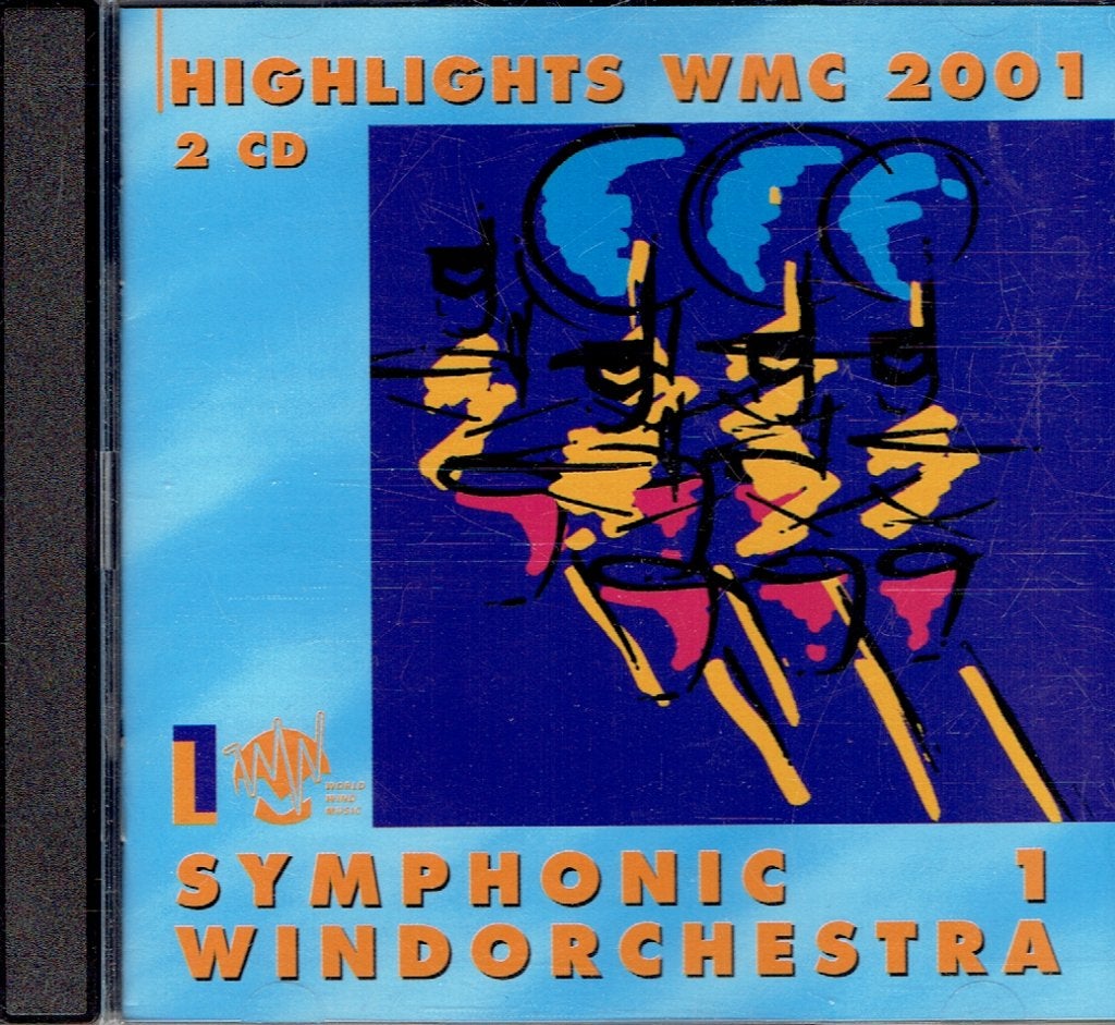 Hafabra - Highlights WMC 2001 Symphonic Windorchestra 2CD, Inclusief boekje, Ophalen of Verzenden, Zo goed als nieuw, Blaasorkest/fanfare
