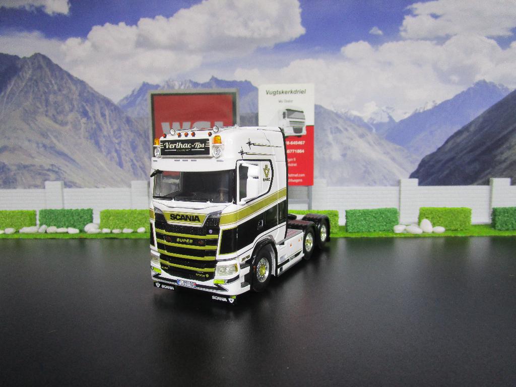 Wsi 01-3075 Scania S Highline CS20H 6x2 , Verlhac TPS, Ophalen, Nieuw, Bus of Vrachtwagen, Wsi