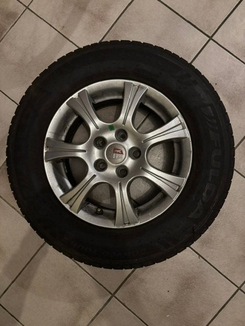 Tabbert caravan wiel 205/70R15C - Zo goed als nieuw, Caravans en Kamperen, Caravan accessoires, Ophalen, Zo goed als nieuw