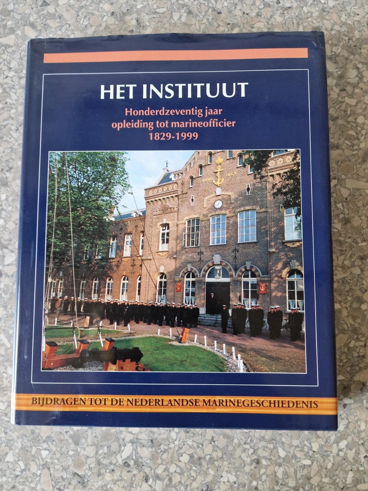 het instituut honderdzeventig jaar koninklijke marine KIM, Ophalen of Verzenden, Marine, Nederland, Embleem of Badge