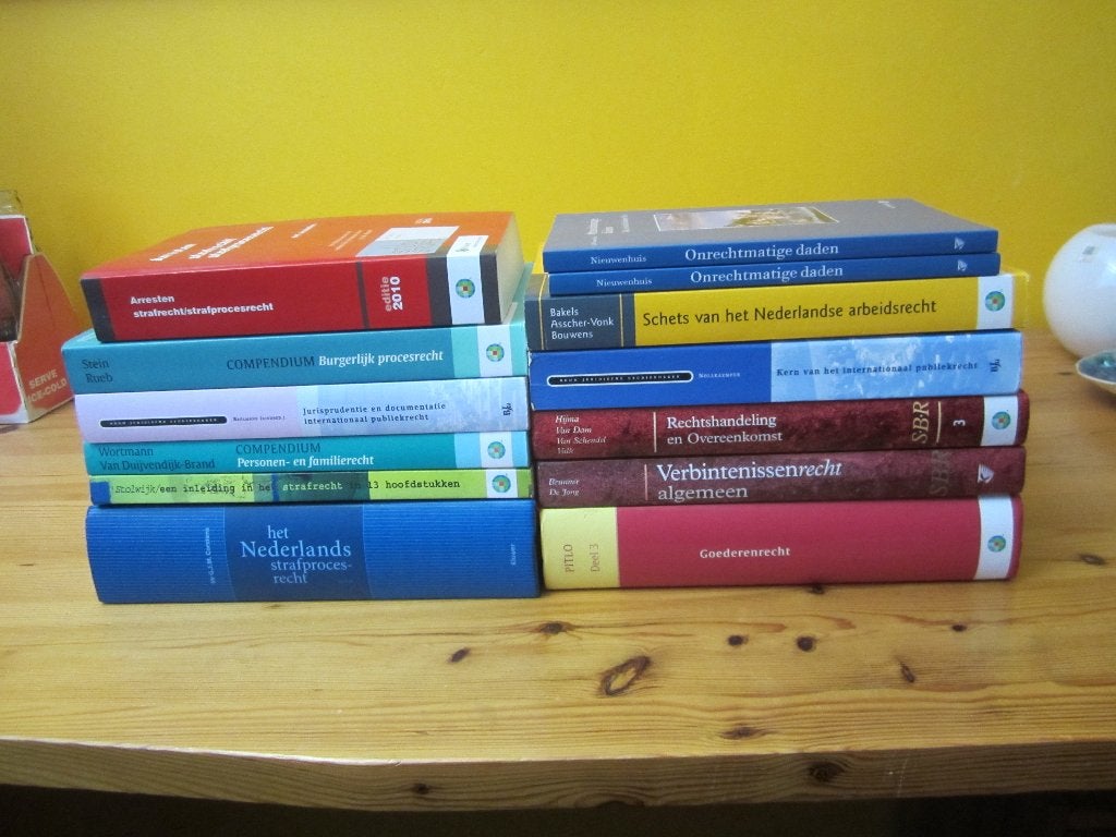 Rechtenstudie 1ejaars boeken ongelezen/nieuwstaat, Ophalen of Verzenden, Alpha, Zo goed als nieuw, WO