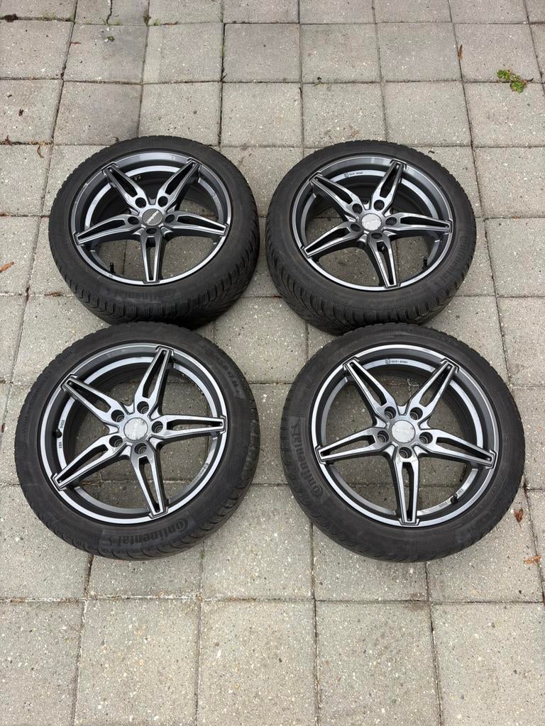 17 inch 5x112 winterbanden, Auto-onderdelen, Banden en Velgen, Ophalen, Gebruikt, Banden en Velgen, 17 inch