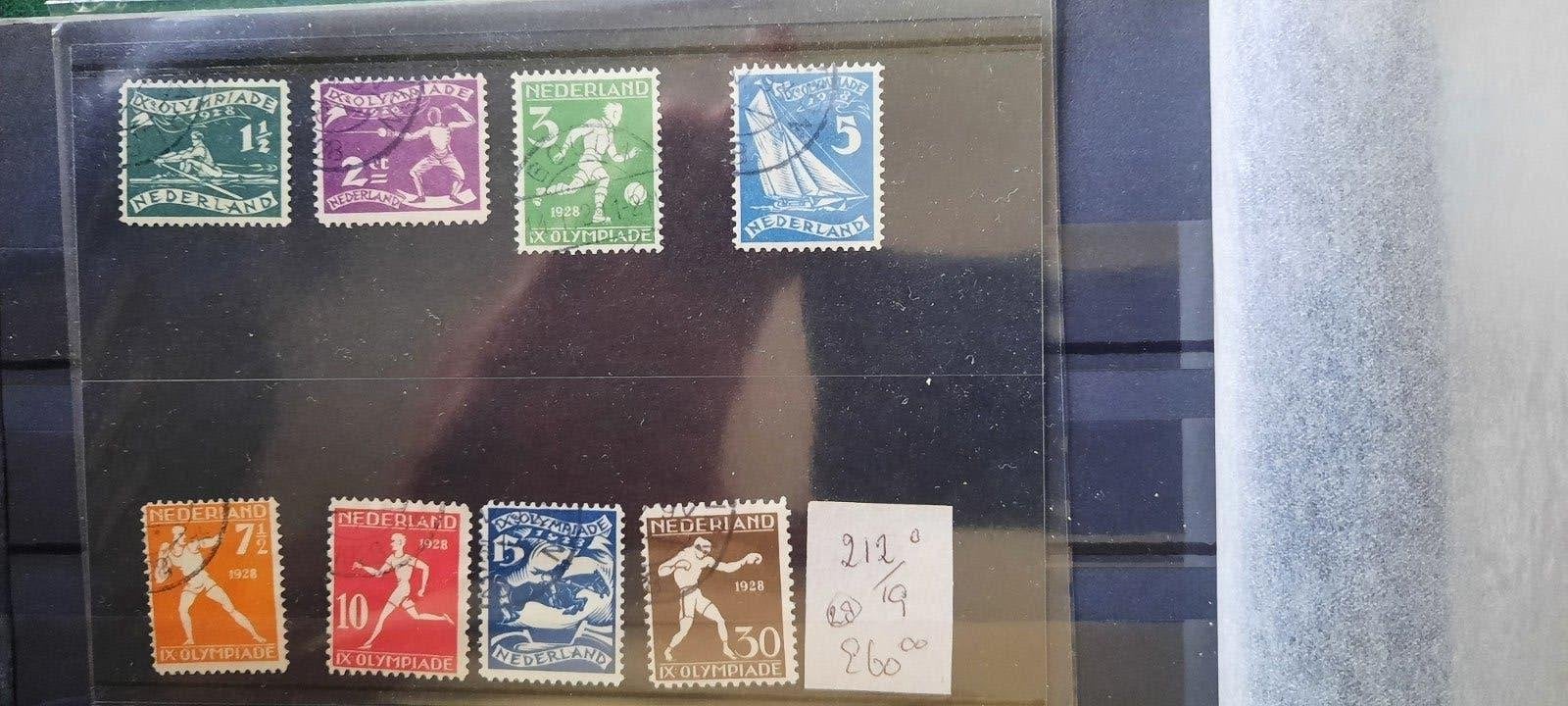Nederland Olympische Spelen 1928 (NVPH 212-219), Postzegels en Munten, Postzegels | Nederland, Ophalen of Verzenden, T/m 1940