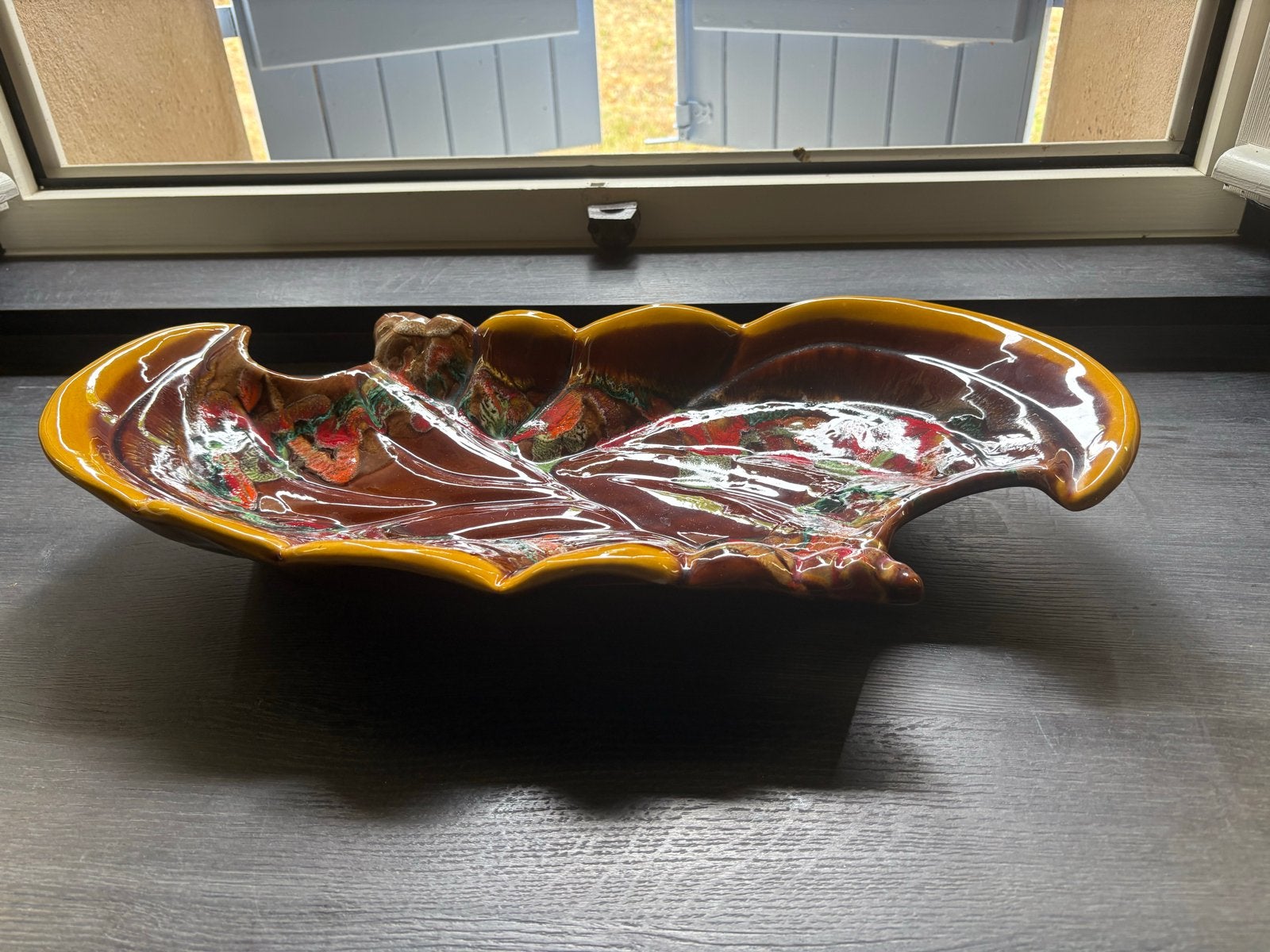 Vallauris schaal in mosselschelp vorm, 53 cm breed, Ophalen of Verzenden