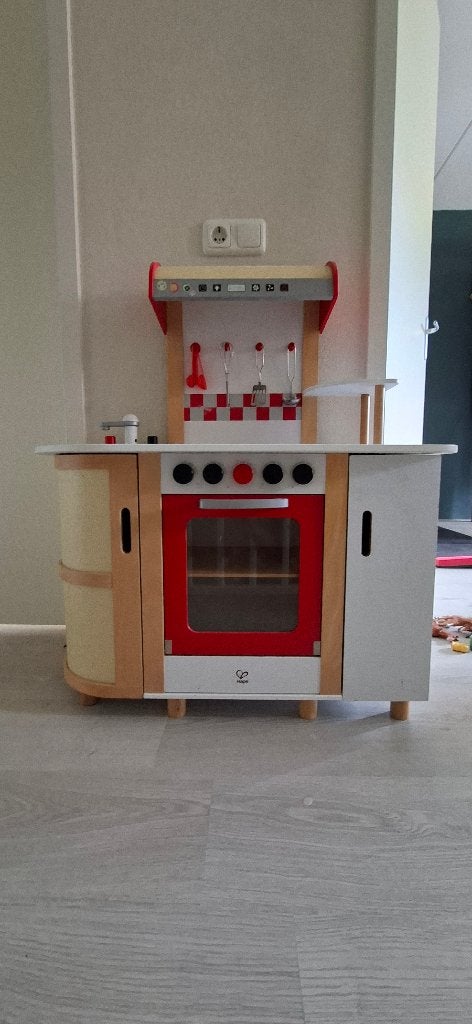 Kinder keukentje met spulletjes, Ophalen, Gebruikt, Hout, Speelkeuken