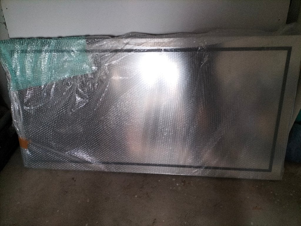 Badkamer spiegel met licht, Ophalen, Gebruikt, 100 tot 150 cm, Overige typen