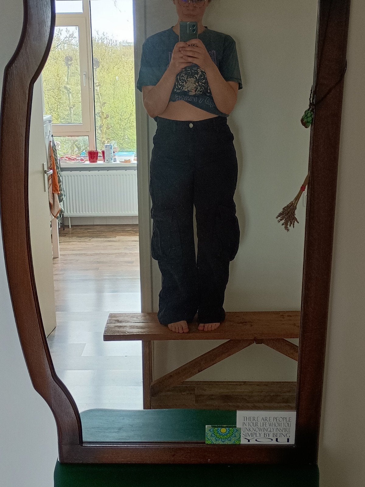 broek, Maat 38/40 (M), Zwart, Ophalen of Verzenden, Zo goed als nieuw