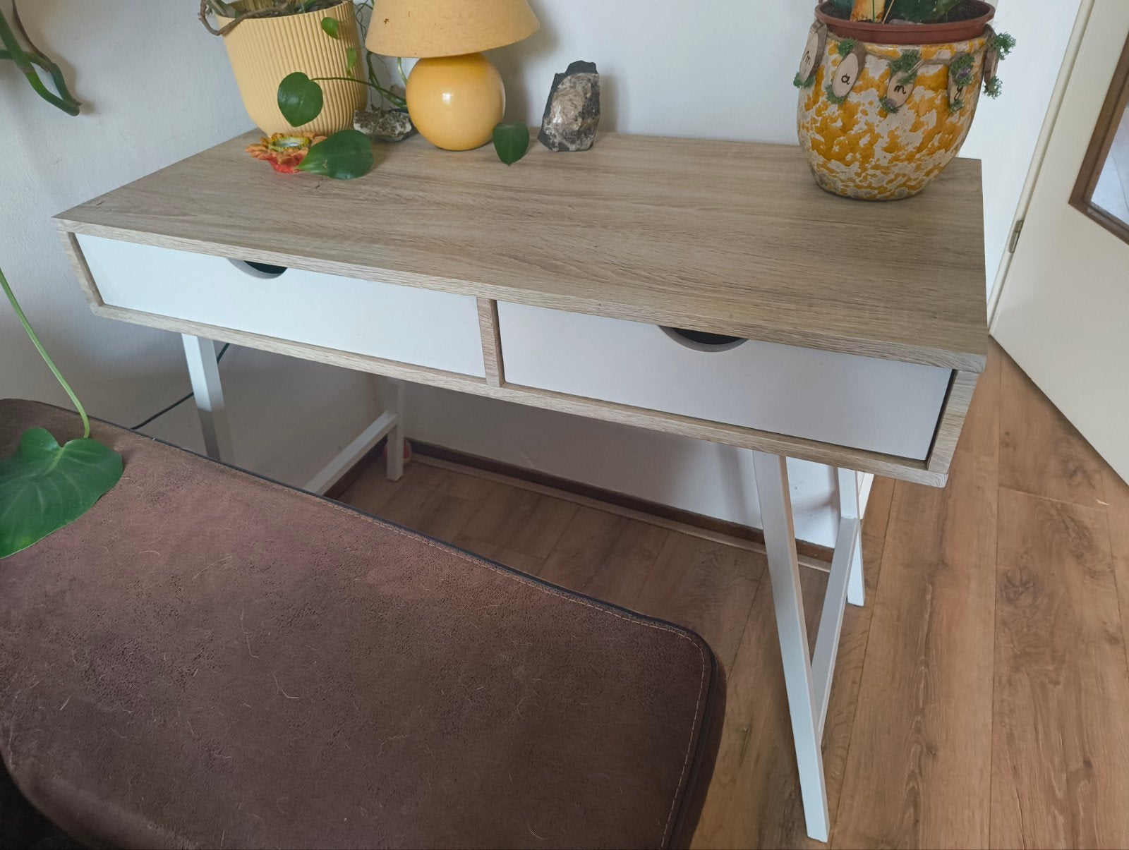 bureau, Huis en Inrichting, Tafels | Sidetables, Ophalen, 25 tot 50 cm, Rechthoekig