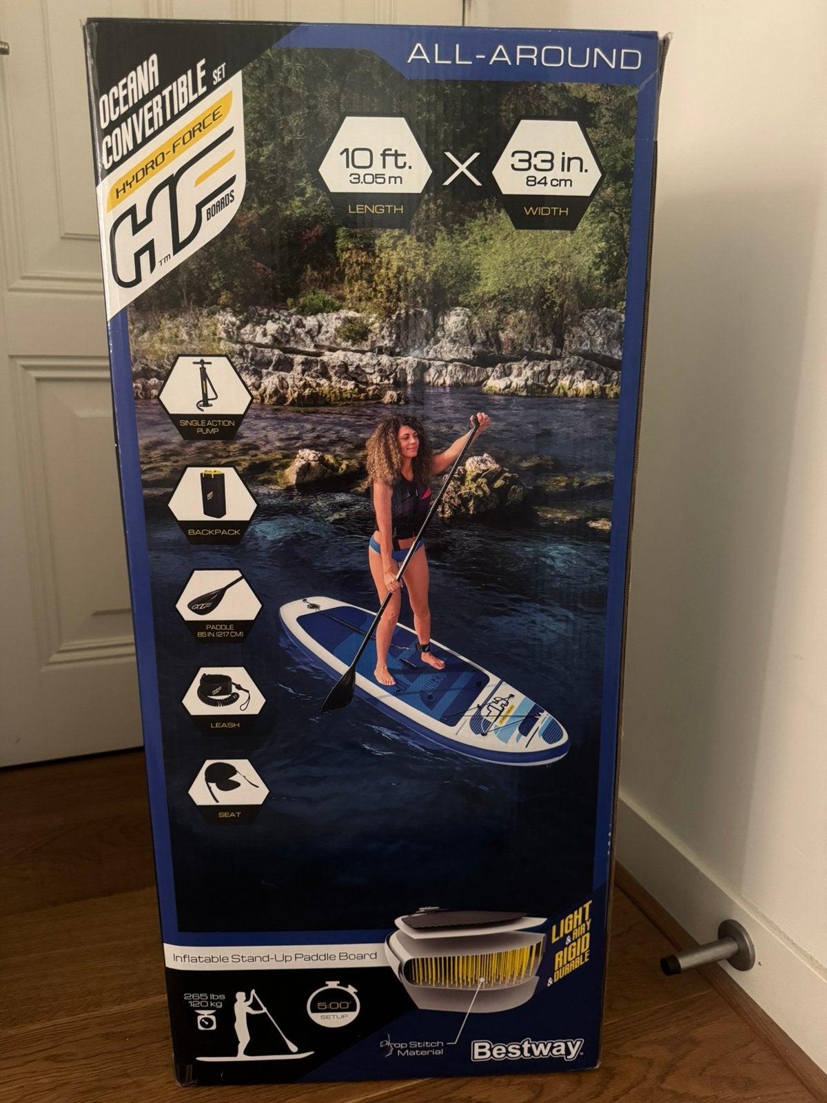 Paddle board - sup board available on august, Ophalen, Zo goed als nieuw, SUP-boards