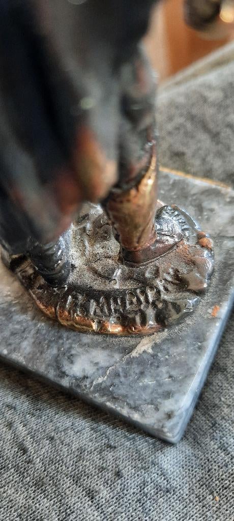 Ajax beeldje brons vintage, Ophalen, Brons