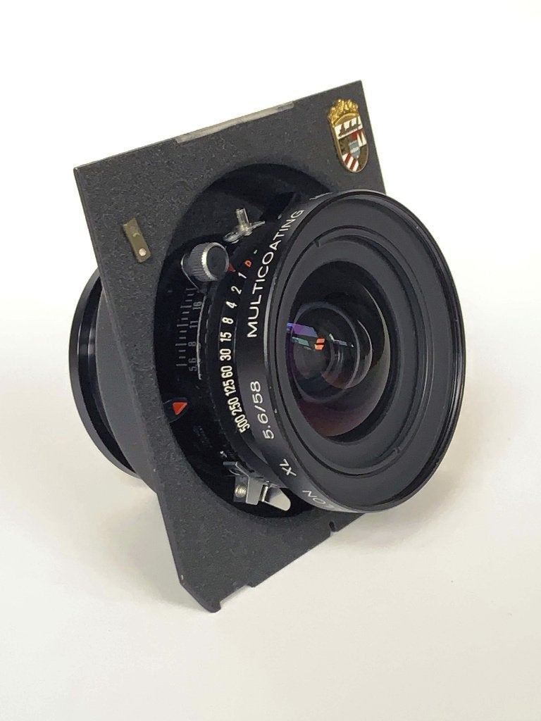 SCHNEIDER KREUZNACH SUPER ANGULON XL 110° MC 5.6 58mm, 58 mm, Zo goed als nieuw, Multi-coated, Telelens