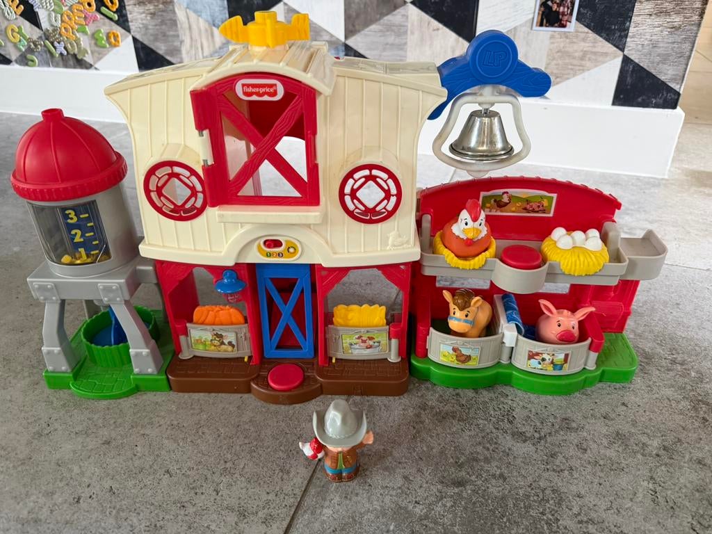 Fisher-price little people boerderij, Ophalen, Zo goed als nieuw, Overige typen, Met geluid