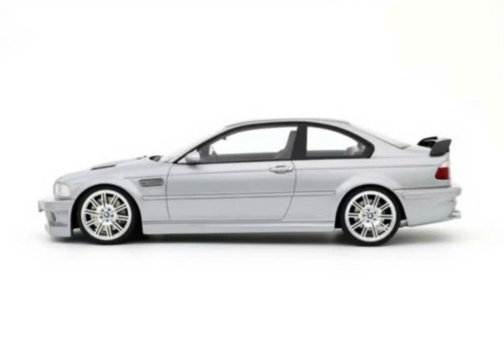 BMW E46 M3 GTR Zilver Metallic 2001 OTTO MOBILE 1/18 OT1128, Verzenden, Nieuw, Auto, OttOMobile