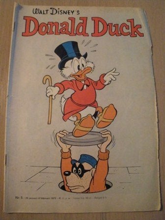 Donald Duck nr. 5 - jan/febr. 1972, Ophalen, Gelezen, Walt Disney, Eén stripboek