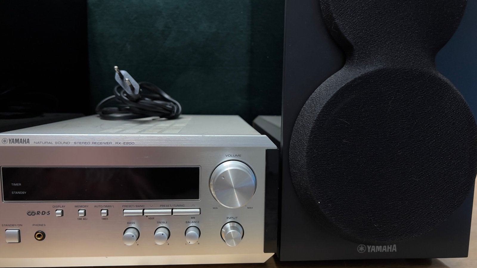 Yamaha Pianocraft RX-E200 Stereo Receiver met Speakers, Overige merken, Gebruikt, Tuner of Radio, Ophalen of Verzenden