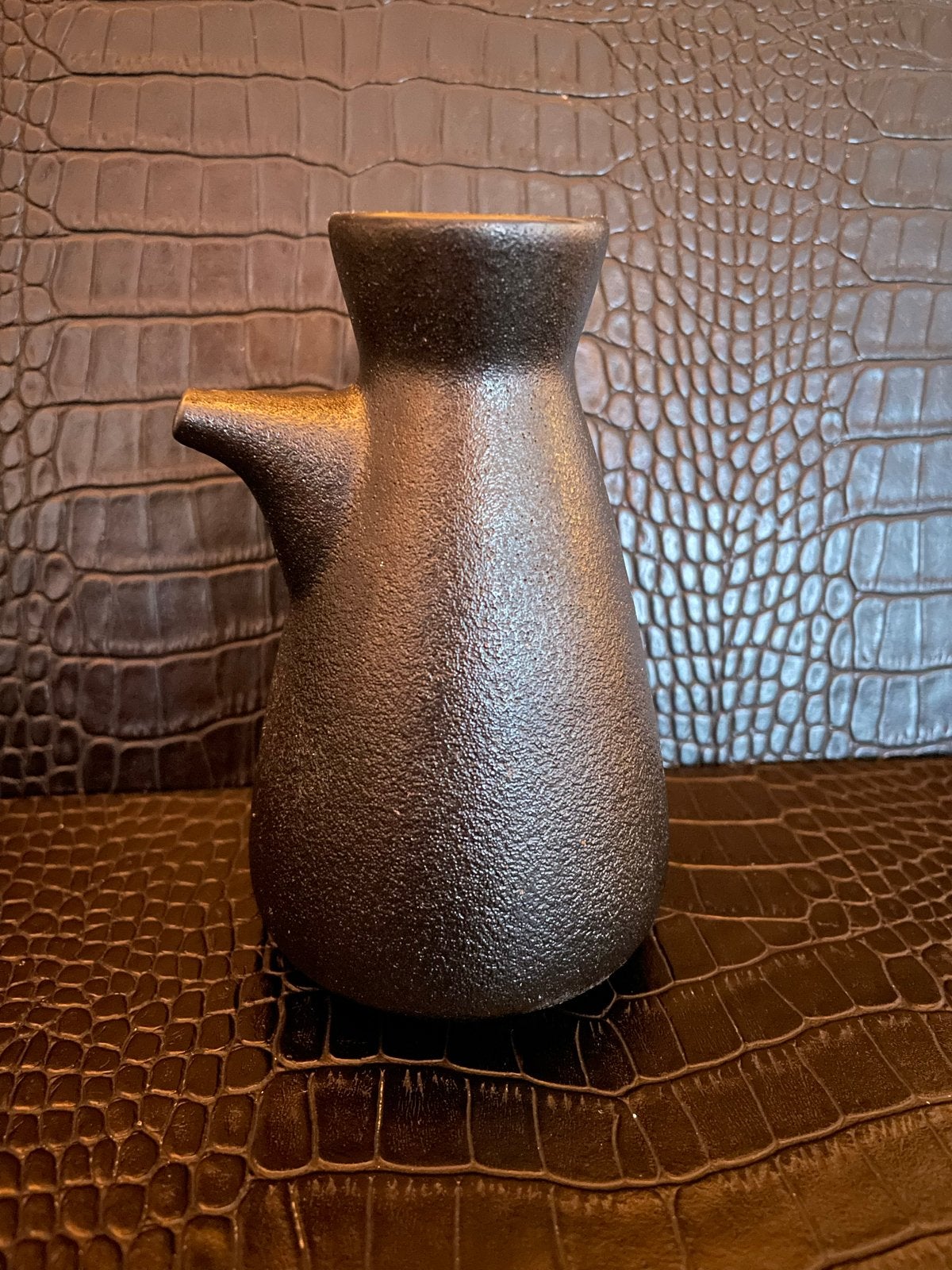 Zwart F-2 D soja kannetje 20cl, Antiek en Kunst, Ophalen of Verzenden