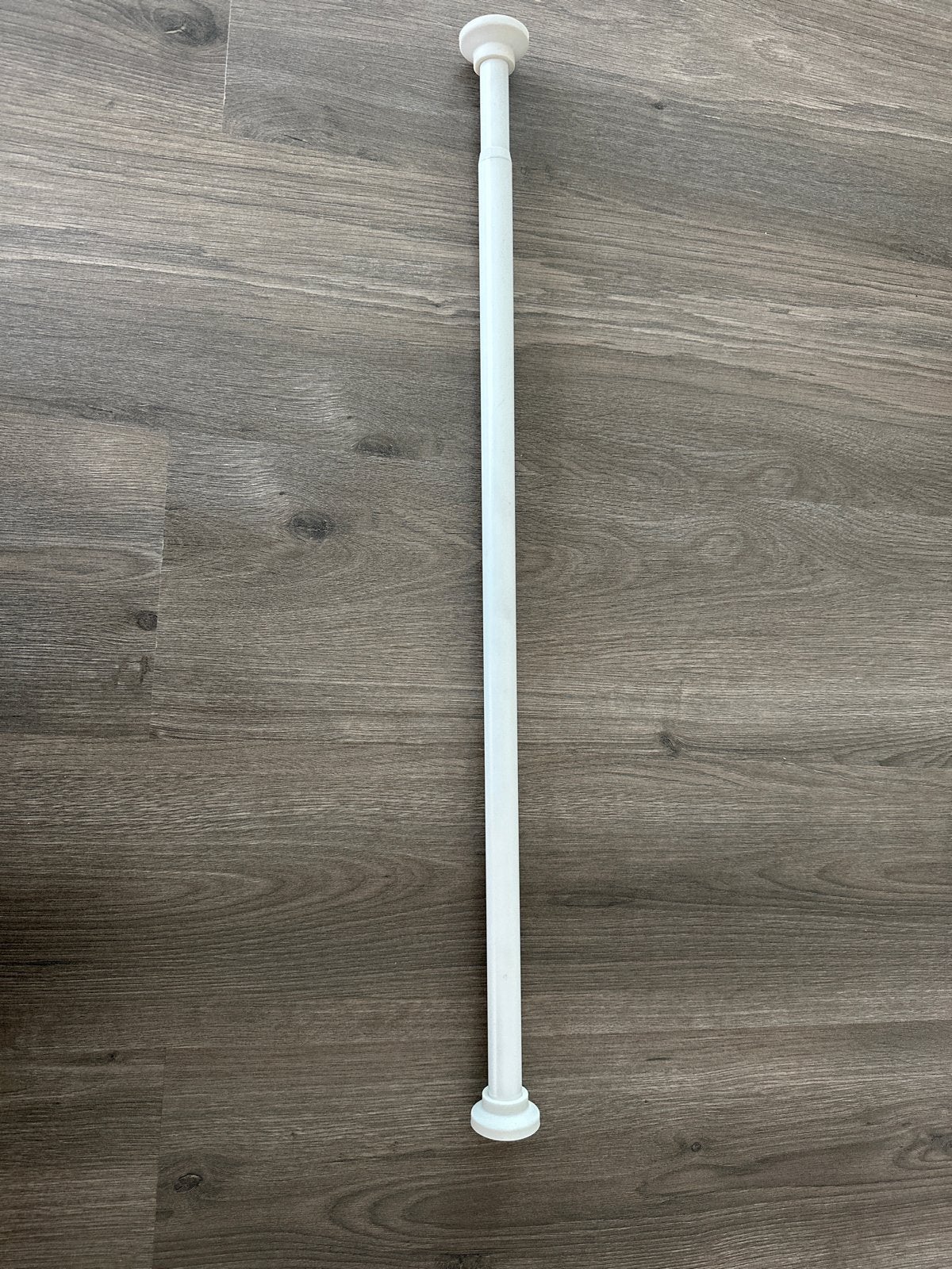 Witte uitschuifbare gordijnroede IKEA, Gebruikt, Wit, Ophalen of Verzenden, Kunststof