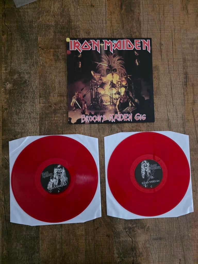 Iron Maiden - Bruce-s Maiden Gig - Rode Vinyl LP, Ophalen of Verzenden, Zo goed als nieuw