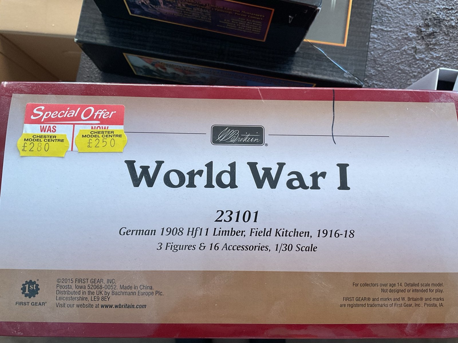 W. Britain World War I Duitse veldkeuken, Verzenden, Nieuw, 1:35 tot 1:50, Figuur of Figuren