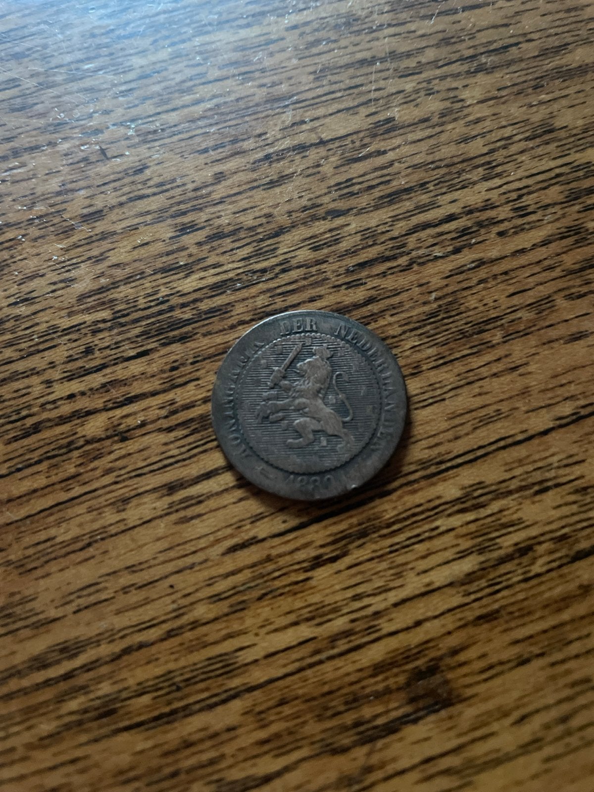2,5 Cent 1880 Nederland, Postzegels en Munten, Ophalen of Verzenden, Koning Willem I, Overige waardes, Losse munt