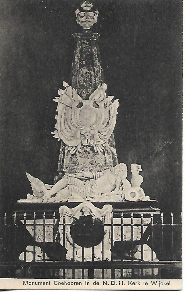 Wijckel- -Monument Coehoren, Verzenden, 1940 tot 1960, Ongelopen, Friesland