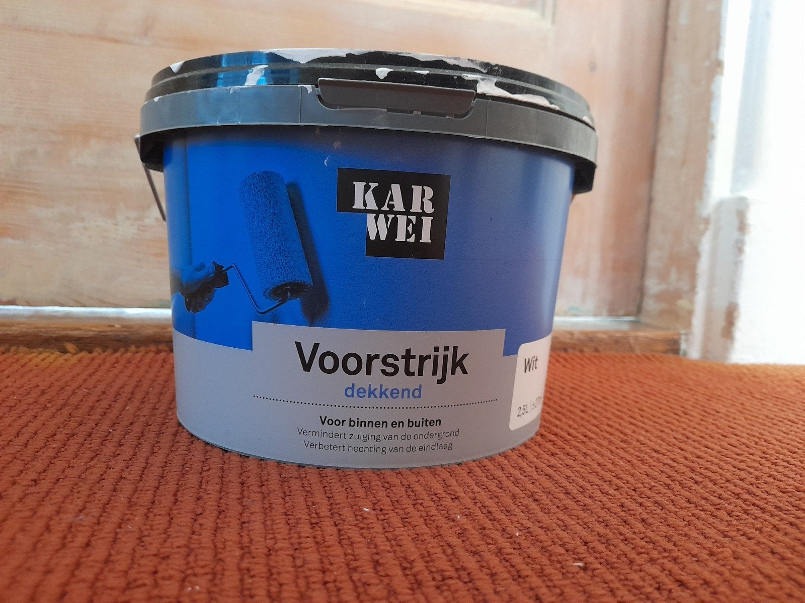 Karwei Voorstrijk Dekkend Wit, rest, Minder dan 5 liter, Ophalen of Verzenden, Wit