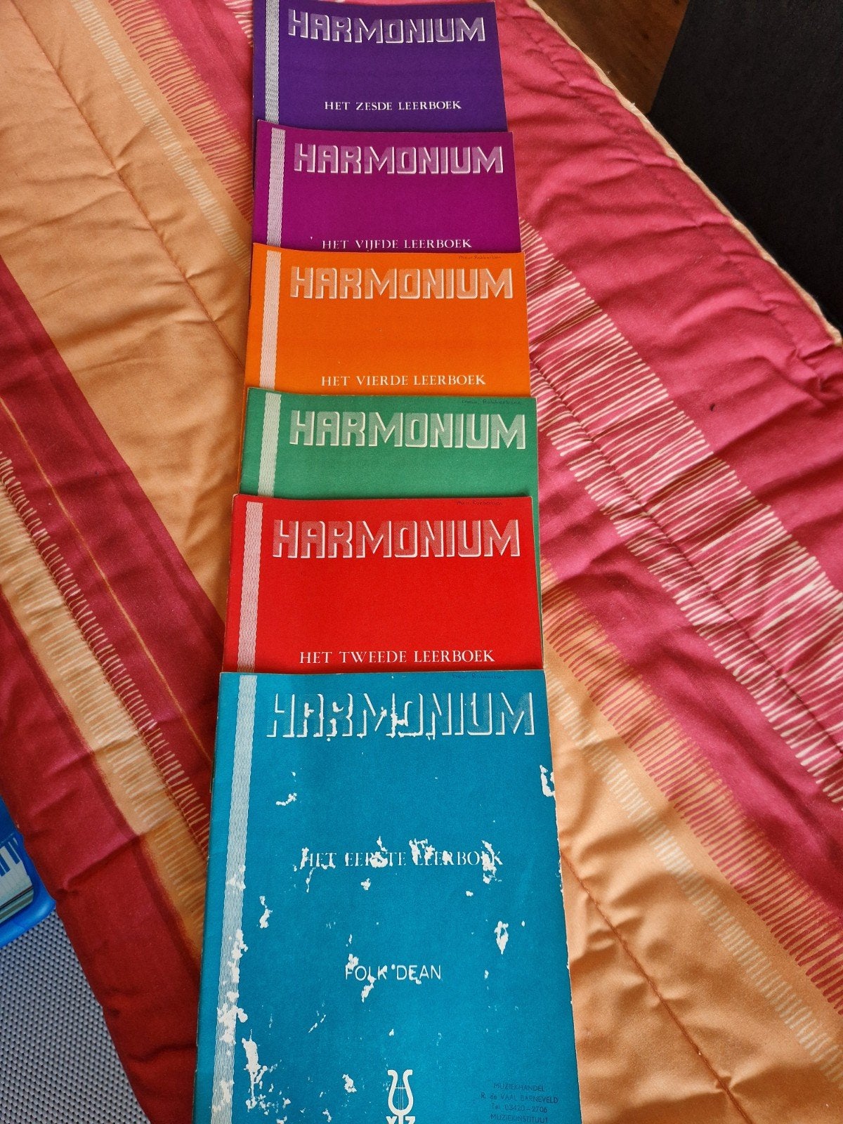 Harmonium Leerboeken - Complete Set (Deel 1-6), Ophalen of Verzenden, Gelezen, Overige niveaus, Folk 'Dean