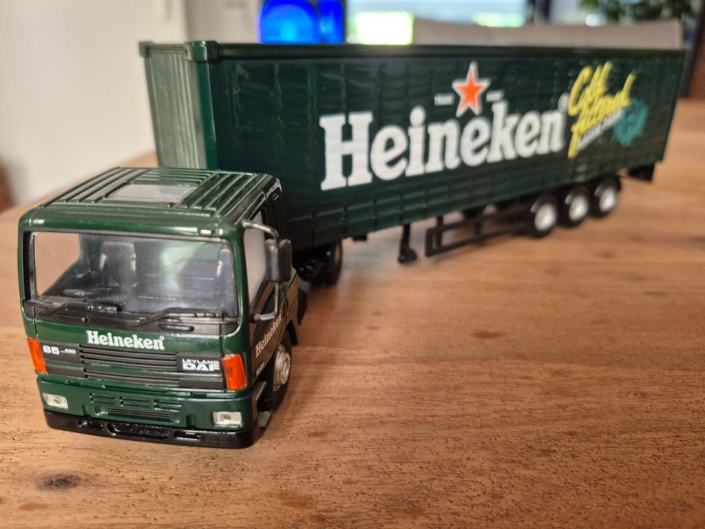 Corgi 75404 Leyland DAF 85 Heineken Cold Filtered 1:50, Ophalen of Verzenden, Zo goed als nieuw, Bus of Vrachtwagen, Corgi