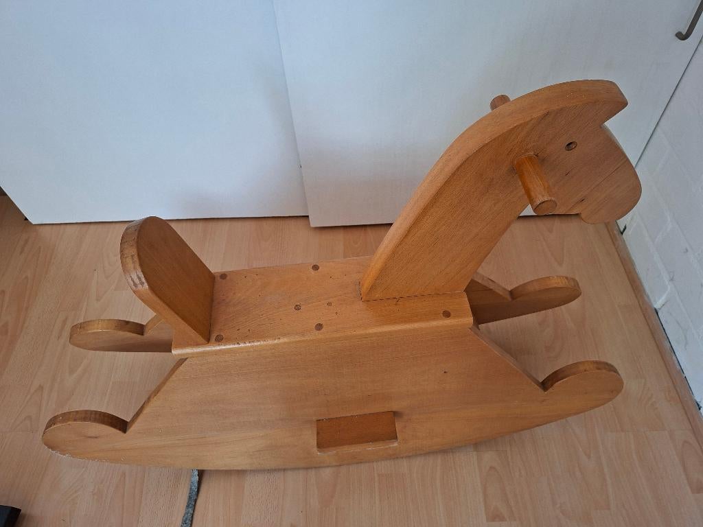 Hobbelpaard van hout, Kinderen en Baby's, Speelgoed | Hobbelfiguren, Ophalen, Gebruikt