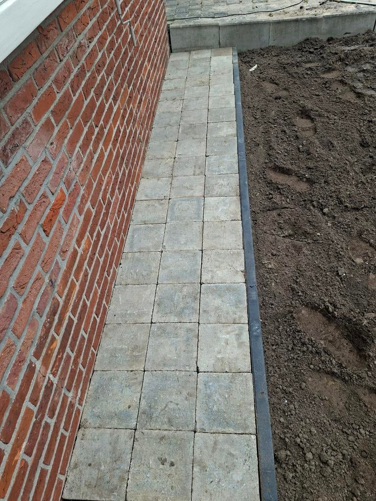 Dubbelklinkers, ongeveer 200 stuks 4 vierkante meter, Tuin en Terras, Tegels en Klinkers, Ophalen
