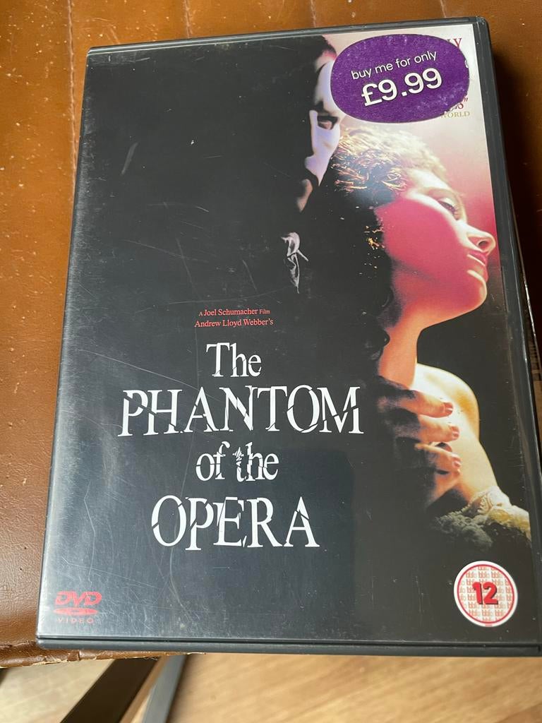 The Phantom of the Opera DVD, Cd's en Dvd's, Vanaf 12 jaar, Ophalen of Verzenden, Gebruikt, Drama