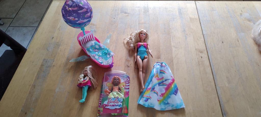 Pakket Barbie dreamtopia met oa magische droomboot Chelsea, Kinderen en Baby's, Speelgoed | Poppen, Ophalen of Verzenden, Zo goed als nieuw