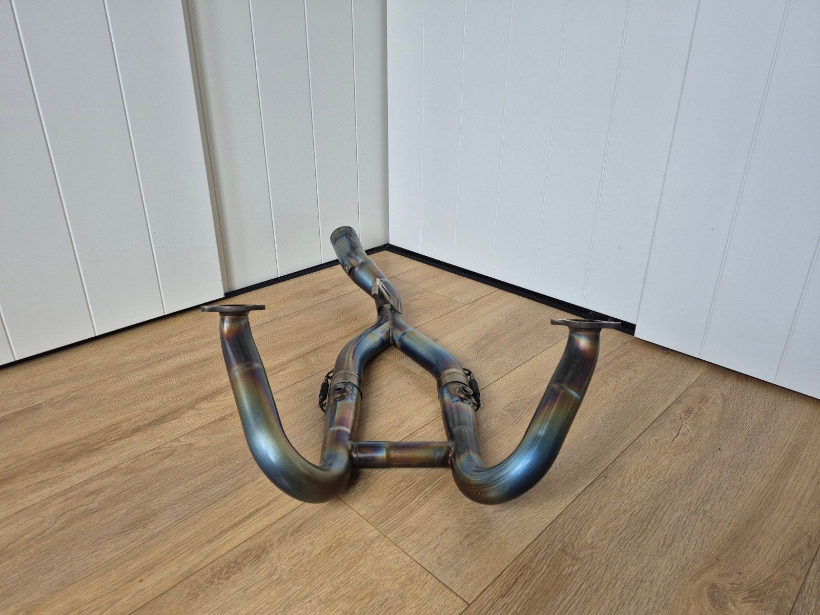 Akrapovic titanium uitlaat bochtenset R1200, Motoren, Ophalen of Verzenden, Gebruikt