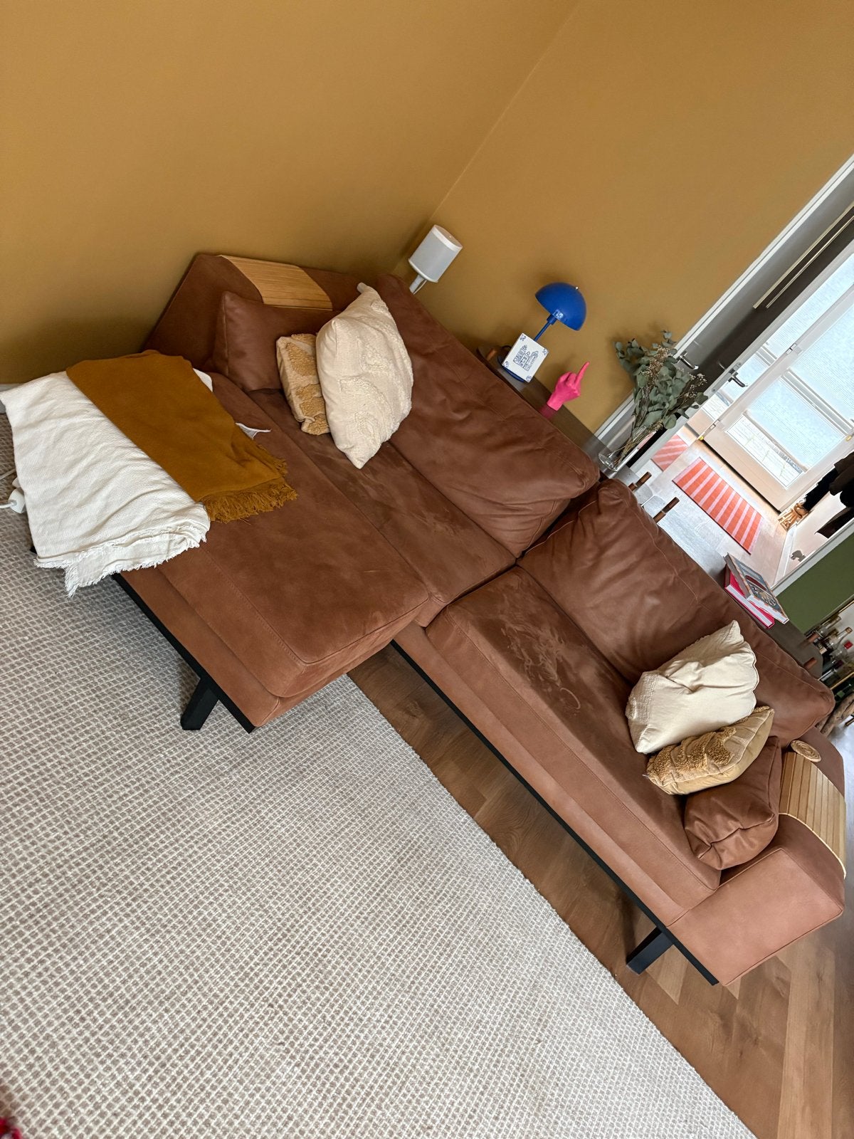 Wehkamp Home 3-zits Torino, Huis en Inrichting, 250 tot 300 cm, Gebruikt, 100 tot 125 cm, Hoekbank