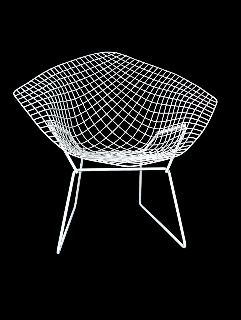 Harry Bertoia Diamond chair 1970s Knoll international, Gebruikt, 75 tot 100 cm, Ophalen of Verzenden, 75 tot 100 cm