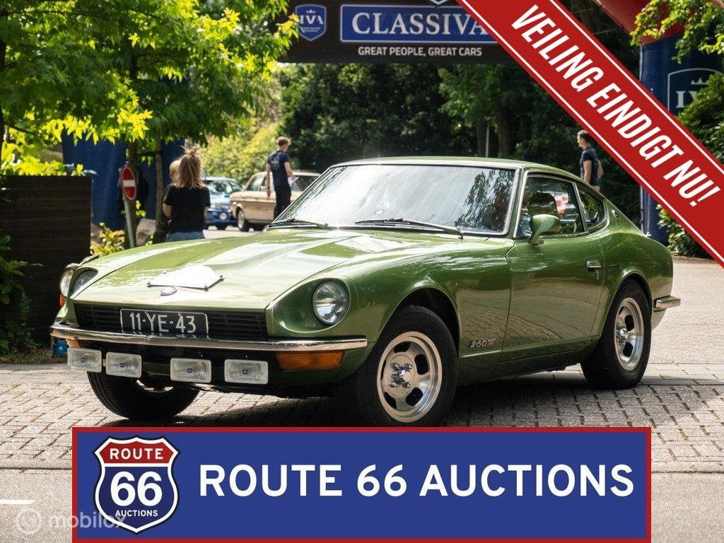 Datsun 260Z | 1974 | Route 66 Auctions, Auto's, Overige merken, Overige carrosserieën, Zwart, Bedrijf