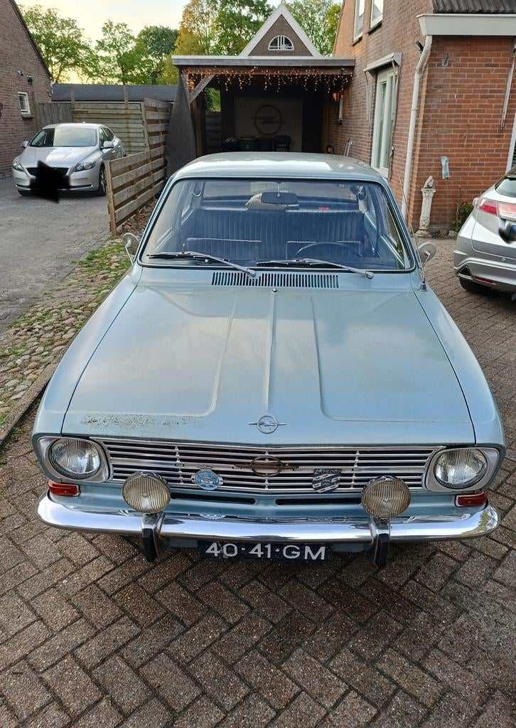 Opel Kadett 1.1 1968 Blauw, Auto's, Citroën, Particulier, Benzine, Hatchback, Handgeschakeld, Origineel Nederlands, Blauw, Zwart