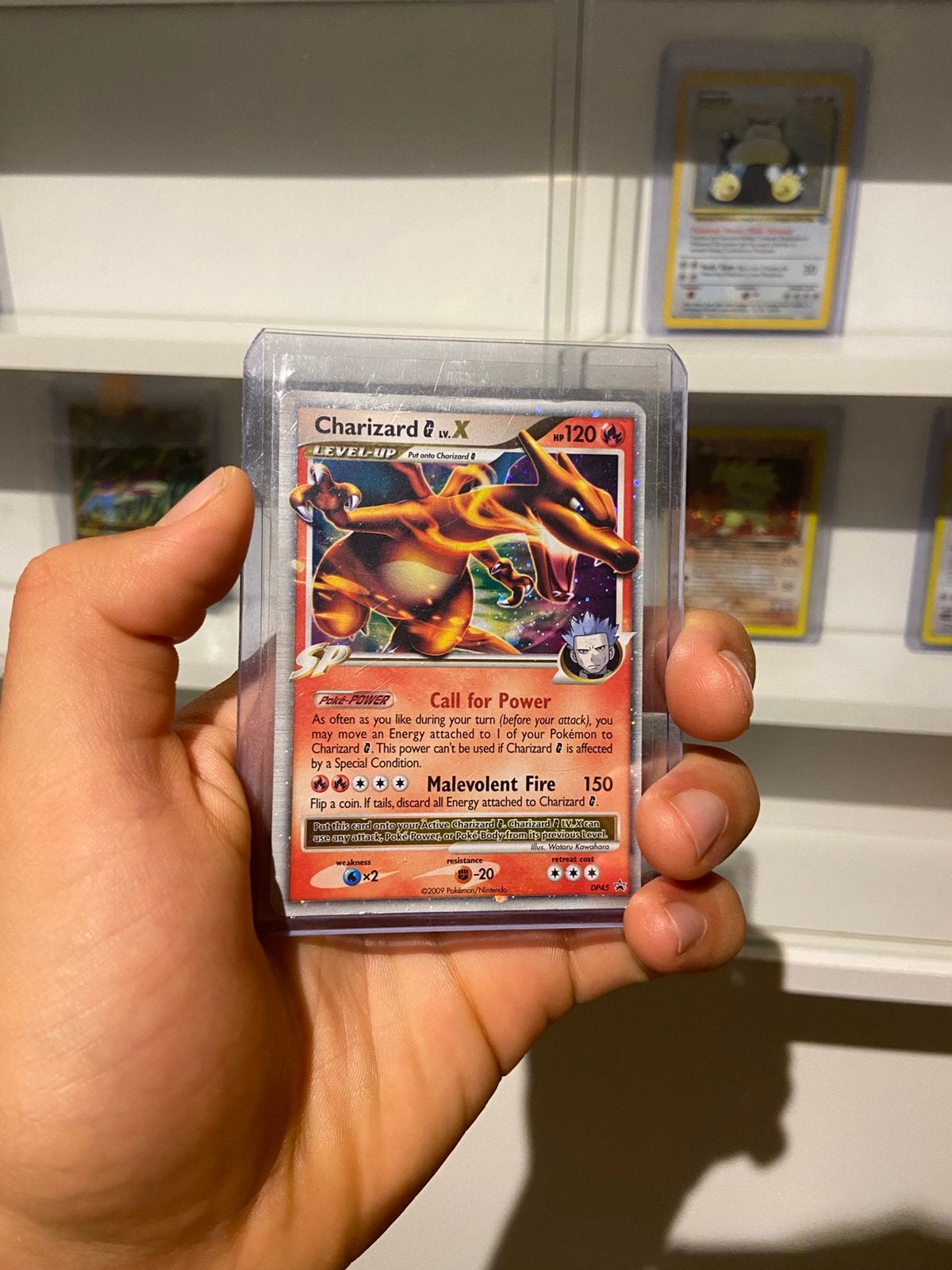 Charizard lv X DP45, Hobby en Vrije tijd, Ophalen of Verzenden, Zo goed als nieuw