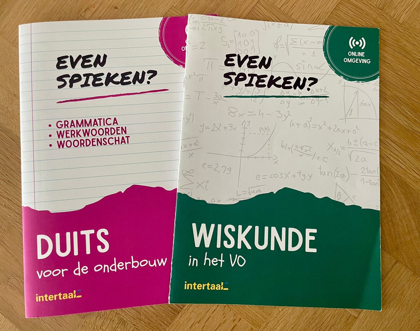 Even Spieken Duits en Wiskunde, Ophalen of Verzenden, Zo goed als nieuw, VMBO, Overige vakken