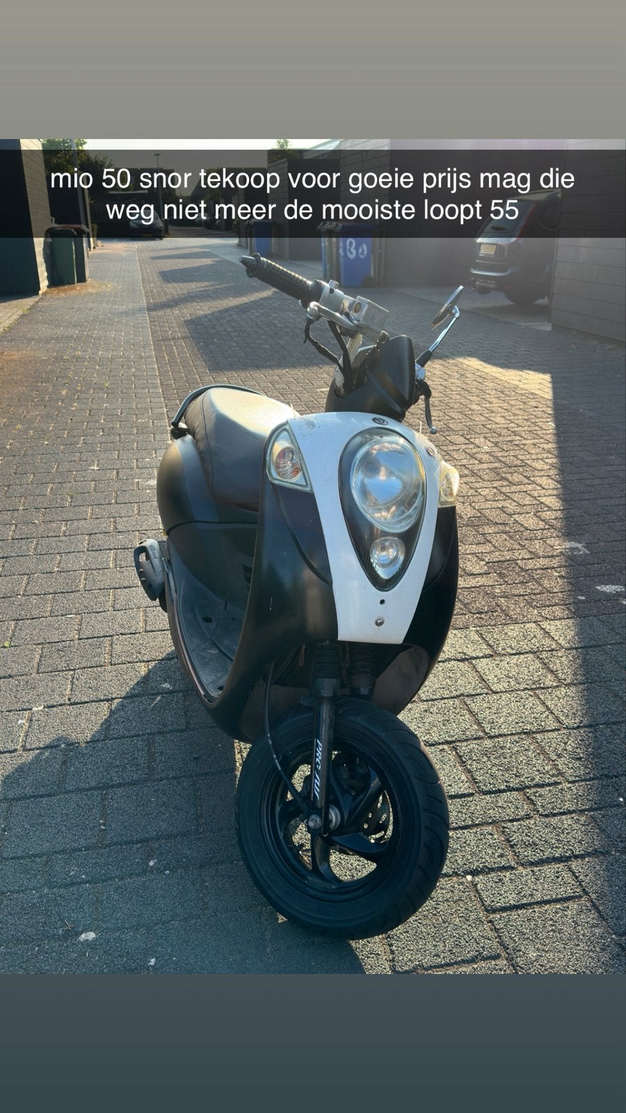 sym mio 50 snor, Fietsen en Brommers, Scooters | SYM, Gebruikt, Benzine, 50 cc, Maximaal 25 km/u