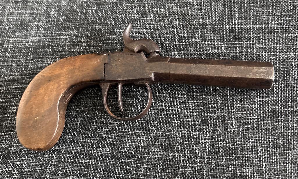Antiek percussie pistool, Verzamelen, Militaria | Algemeen, Ophalen, Landmacht, Overige gebieden, Kunstobject