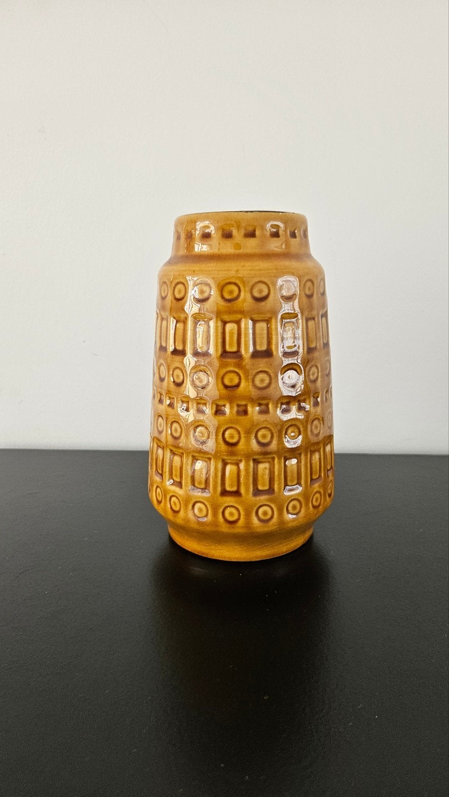 Scheurich Inca 260-18 vaas - Vintage West-Duitsland, Ophalen