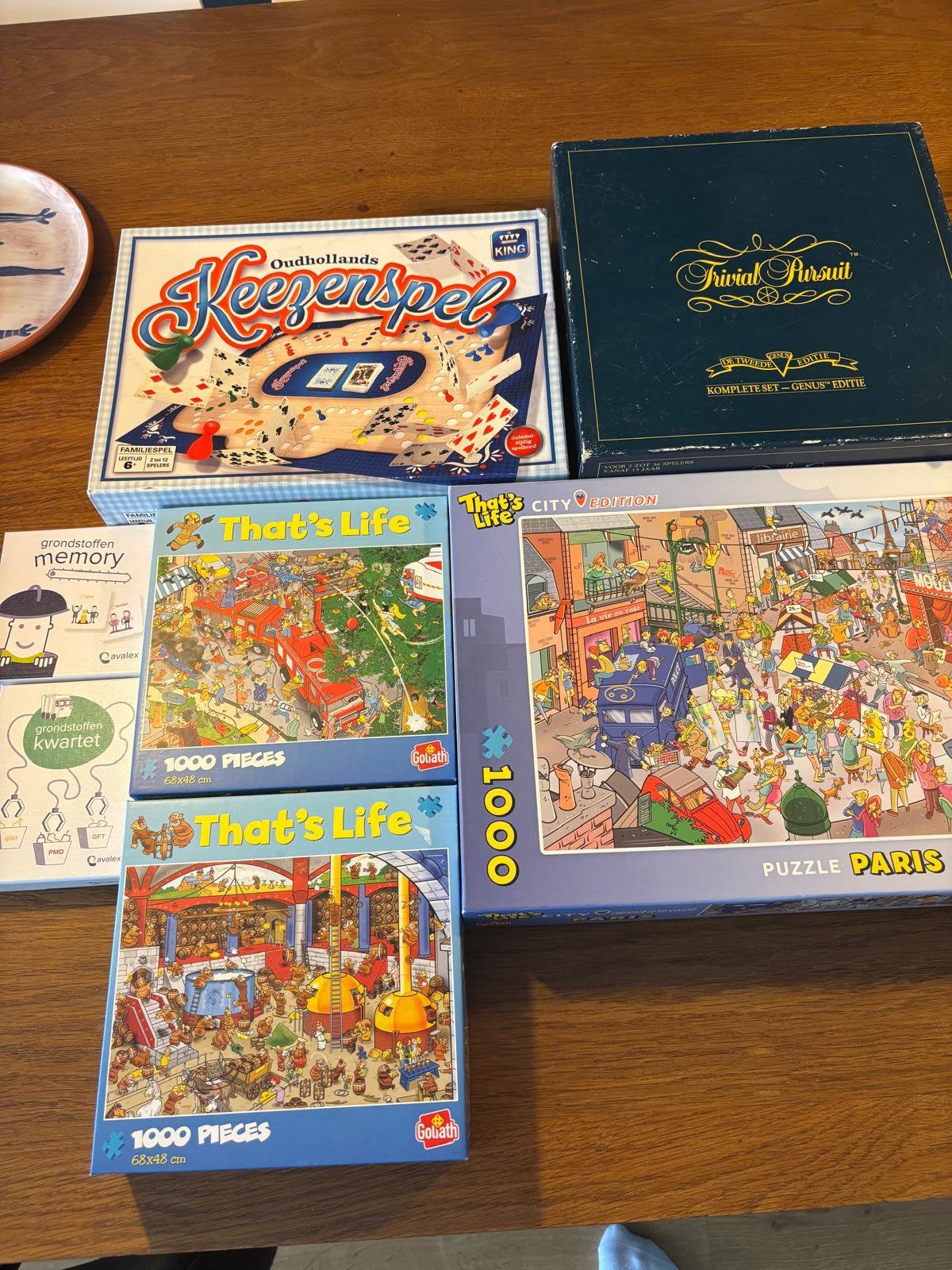 Div. Spellen en puzzels, Ophalen, 500 t/m 1500 stukjes, Zo goed als nieuw
